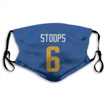 Drake Stoops Los Angeles Rams   Royal  Face Mask - Gold