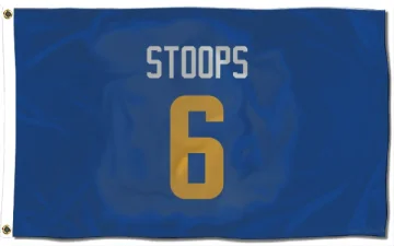 Drake Stoops Los Angeles Rams   Royal  Flag (3 X 5) - Gold