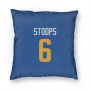 Drake Stoops Los Angeles Rams   Royal  Pillow Cover (18 X 18) - Gold