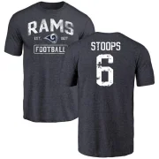 Drake Stoops Men's Los Angeles Rams Distressed T-Shirt - Navy