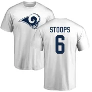 Drake Stoops Men's Los Angeles Rams Logo T-Shirt - White