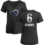 Drake Stoops Women's Los Angeles Rams Midnight Mascot T-Shirt - Black