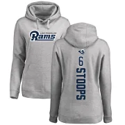 Drake Stoops Women's Los Angeles Rams Pro Line Ash Backer Pullover Hoodie