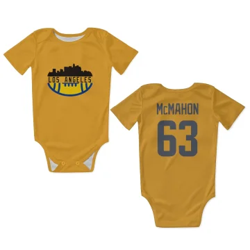 Dylan McMahon Los Angeles Rams  Infant & Newborn Bodysuit - Gold