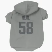 Elias Neal Los Angeles Rams  Dog & Cat Pet Hoodie - Gray