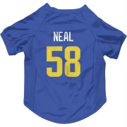 Elias Neal Los Angeles Rams  Dog & Cat Pet Jersey - Royal