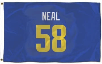 Elias Neal Los Angeles Rams  Flag (3 X 5) - Royal