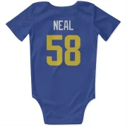 Elias Neal Los Angeles Rams  Infant & Newborn Bodysuit - Royal