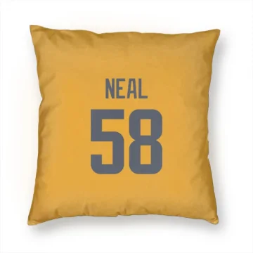 Elias Neal Los Angeles Rams  Pillow Cover (18 X 18) - Gold