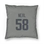 Elias Neal Los Angeles Rams  Pillow Cover (18 X 18) - Gray