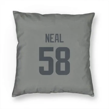 Elias Neal Los Angeles Rams  Pillow Cover (18 X 18) - Gray