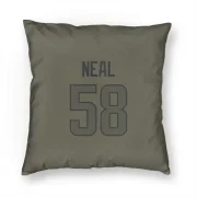 Elias Neal Los Angeles Rams  Pillow Cover (18 X 18) - Olive