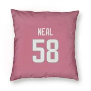 Elias Neal Los Angeles Rams  Pillow Cover (18 X 18) - Pink