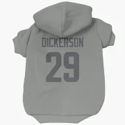 Eric Dickerson Los Angeles Rams  Dog & Cat Pet Hoodie - Gray