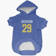 Eric Dickerson Los Angeles Rams  Dog & Cat Pet Hoodie - Royal