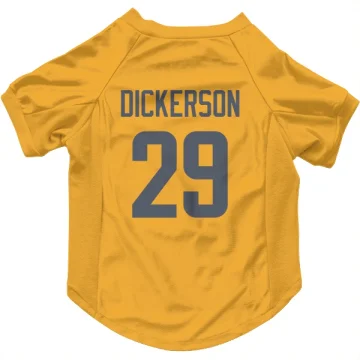 Eric Dickerson Los Angeles Rams  Dog & Cat Pet Jersey - Gold