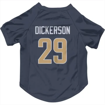 Eric Dickerson Los Angeles Rams  Dog & Cat Pet Jersey - Navy