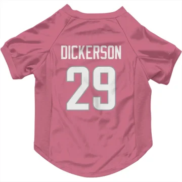 Eric Dickerson Los Angeles Rams  Dog & Cat Pet Jersey - Pink