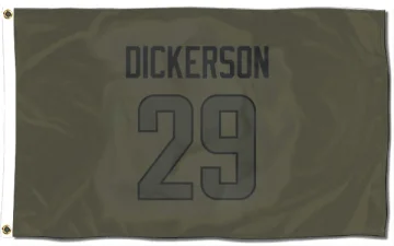 Eric Dickerson Los Angeles Rams  Flag (3 X 5) - Olive