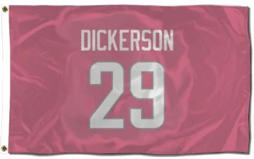 Eric Dickerson Los Angeles Rams  Flag (3 X 5) - Pink