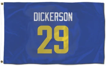 Eric Dickerson Los Angeles Rams  Flag (3 X 5) - Royal