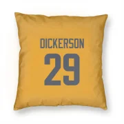 Eric Dickerson Los Angeles Rams  Pillow Cover (18 X 18) - Gold