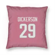 Eric Dickerson Los Angeles Rams  Pillow Cover (18 X 18) - Pink