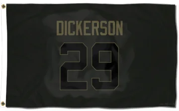 Eric Dickerson Los Angeles Rams  Service Flag (3 X 5) - Black