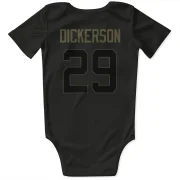 Eric Dickerson Los Angeles Rams  Service Infant & Newborn Bodysuit  - Black