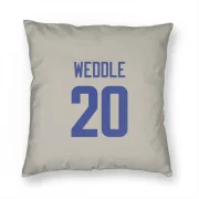 Eric Weddle Los Angeles Rams   Bone Pillow Cover (18 X 18)