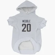 Eric Weddle Los Angeles Rams  Dog & Cat Pet Hoodie - White