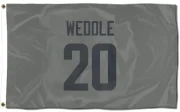 Eric Weddle Los Angeles Rams  Flag (3 X 5) - Gray