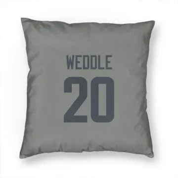 Eric Weddle Los Angeles Rams  Pillow Cover (18 X 18) - Gray