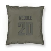 Eric Weddle Los Angeles Rams  Pillow Cover (18 X 18) - Olive