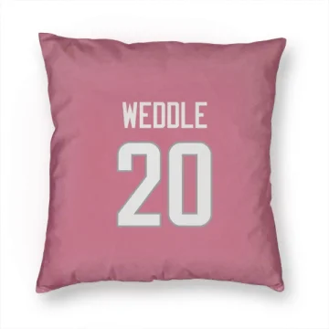 Eric Weddle Los Angeles Rams  Pillow Cover (18 X 18) - Pink