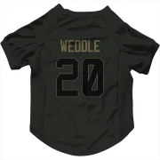 Eric Weddle Los Angeles Rams  Service Dog & Cat Pet Jersey - Black