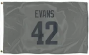 Ethan Evans Los Angeles Rams  Flag (3 X 5) - Gray