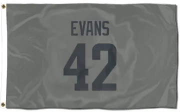 Ethan Evans Los Angeles Rams  Flag (3 X 5) - Gray