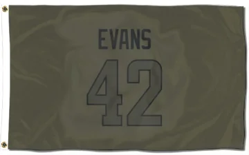 Ethan Evans Los Angeles Rams  Flag (3 X 5) - Olive