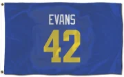 Ethan Evans Los Angeles Rams  Flag (3 X 5) - Royal