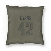 Ethan Evans Los Angeles Rams  Pillow Cover (18 X 18) - Olive