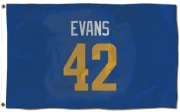 Ethan Evans Los Angeles Rams   Royal  Flag (3 X 5) - Gold