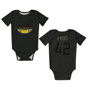 Ethan Evans Los Angeles Rams  Service Infant & Newborn Bodysuit - Black