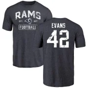 Ethan Evans Men's Los Angeles Rams Distressed T-Shirt - Navy