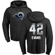 Ethan Evans Youth Los Angeles Rams Midnight Mascot Pullover Hoodie Black