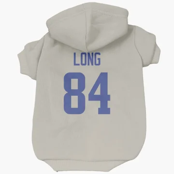 Hunter Long Los Angeles Rams   Bone Dog & Cat Pet Hoodie