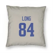 Hunter Long Los Angeles Rams   Bone Pillow Cover (18 X 18)