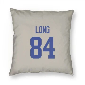 Hunter Long Los Angeles Rams   Bone Pillow Cover (18 X 18)