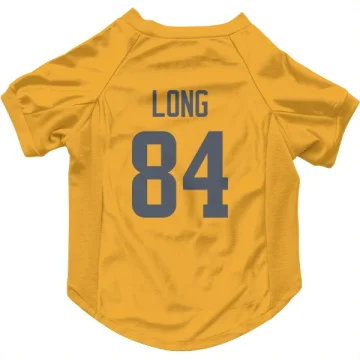 Hunter Long Los Angeles Rams  Dog & Cat Pet Jersey - Gold