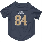 Hunter Long Los Angeles Rams  Dog & Cat Pet Jersey - Navy